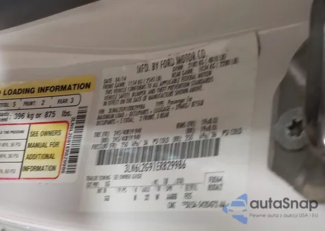 2014 Lincoln Mkz z USA, uszkodzony, nr VIN 3LN6L2G91ER829986